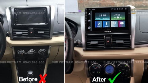 Màn hình DVD Android xe Toyota Yaris 2014 - 2018 | Zestech Z900